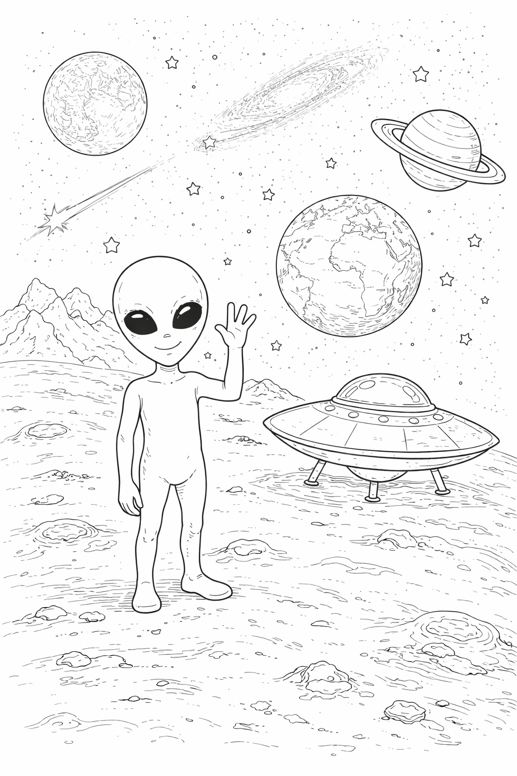 Mimozemšťan na cizí planetě