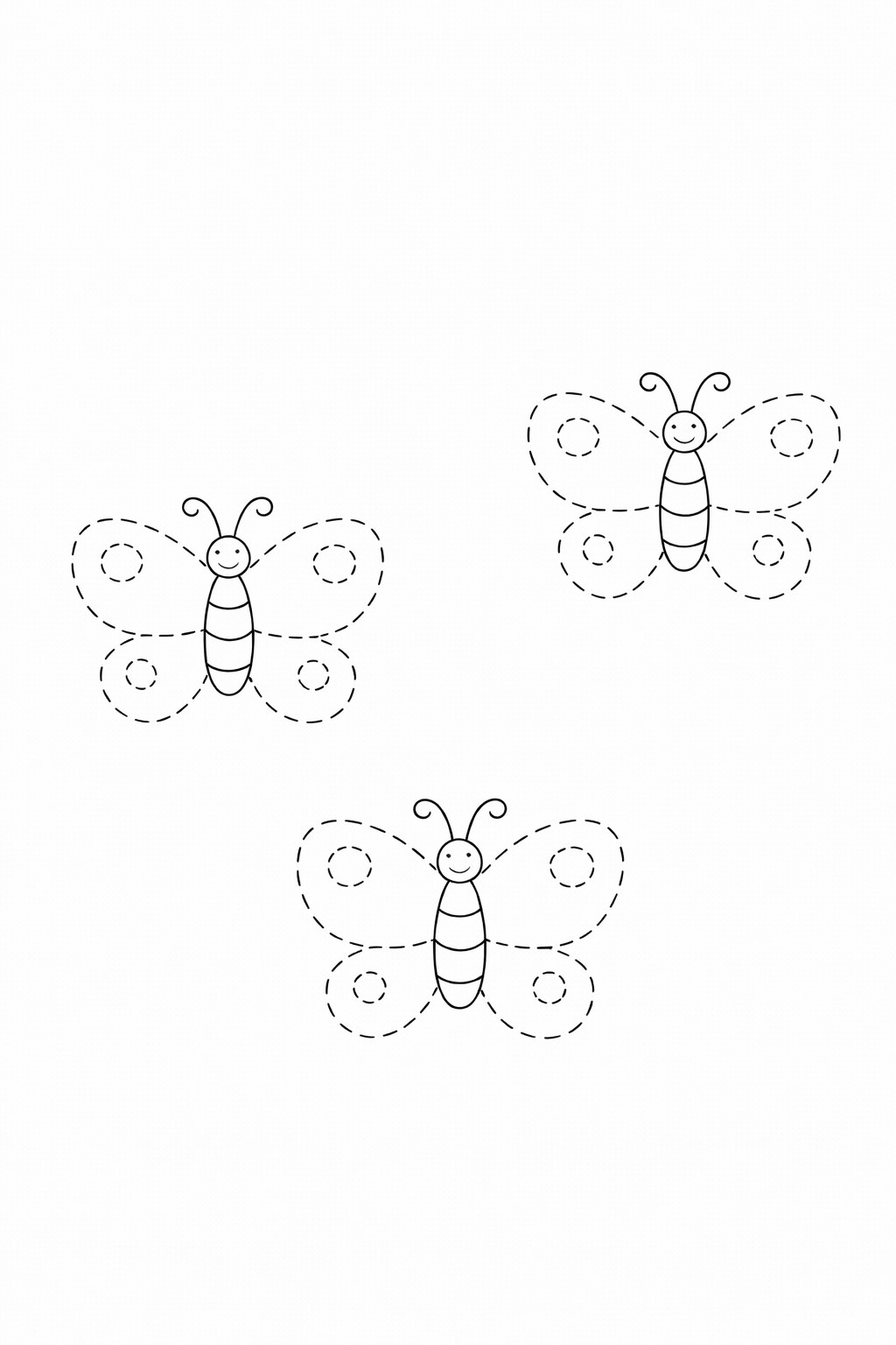 Obtahování motýlků – grafomotorika