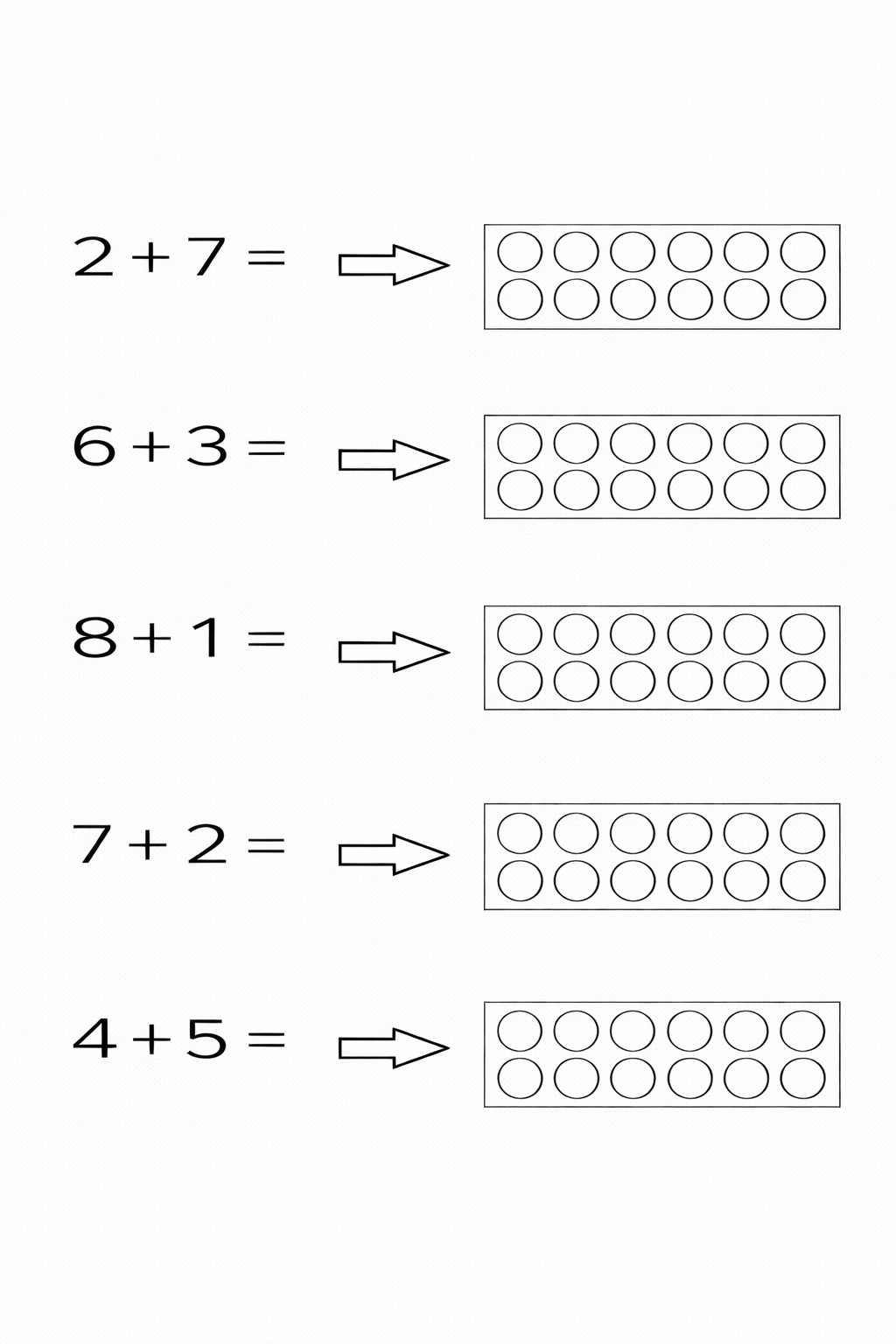 Sčítání do 10 – 3. list