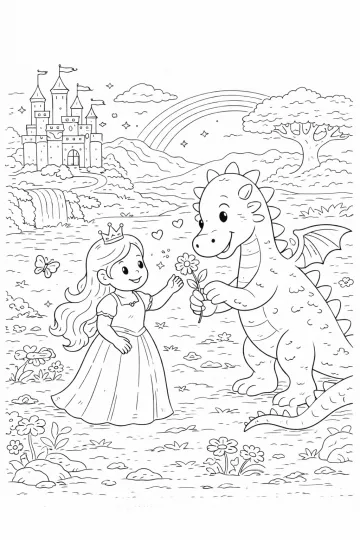 Princezna a hodný drak