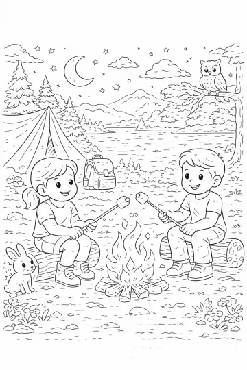 Táborák pod hvězdami