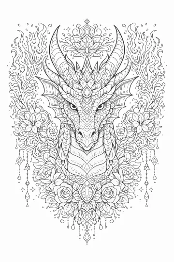 Drak – mandala